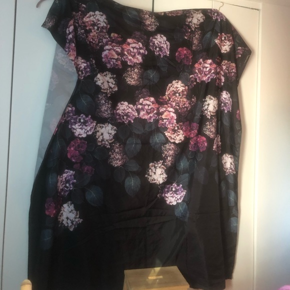 H&M hydrangea English garden shower curtain - Picture 2 of 8